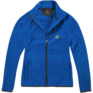 Logo trade corporate gifts image of: Brossard micro fleece full zip ladies jacket