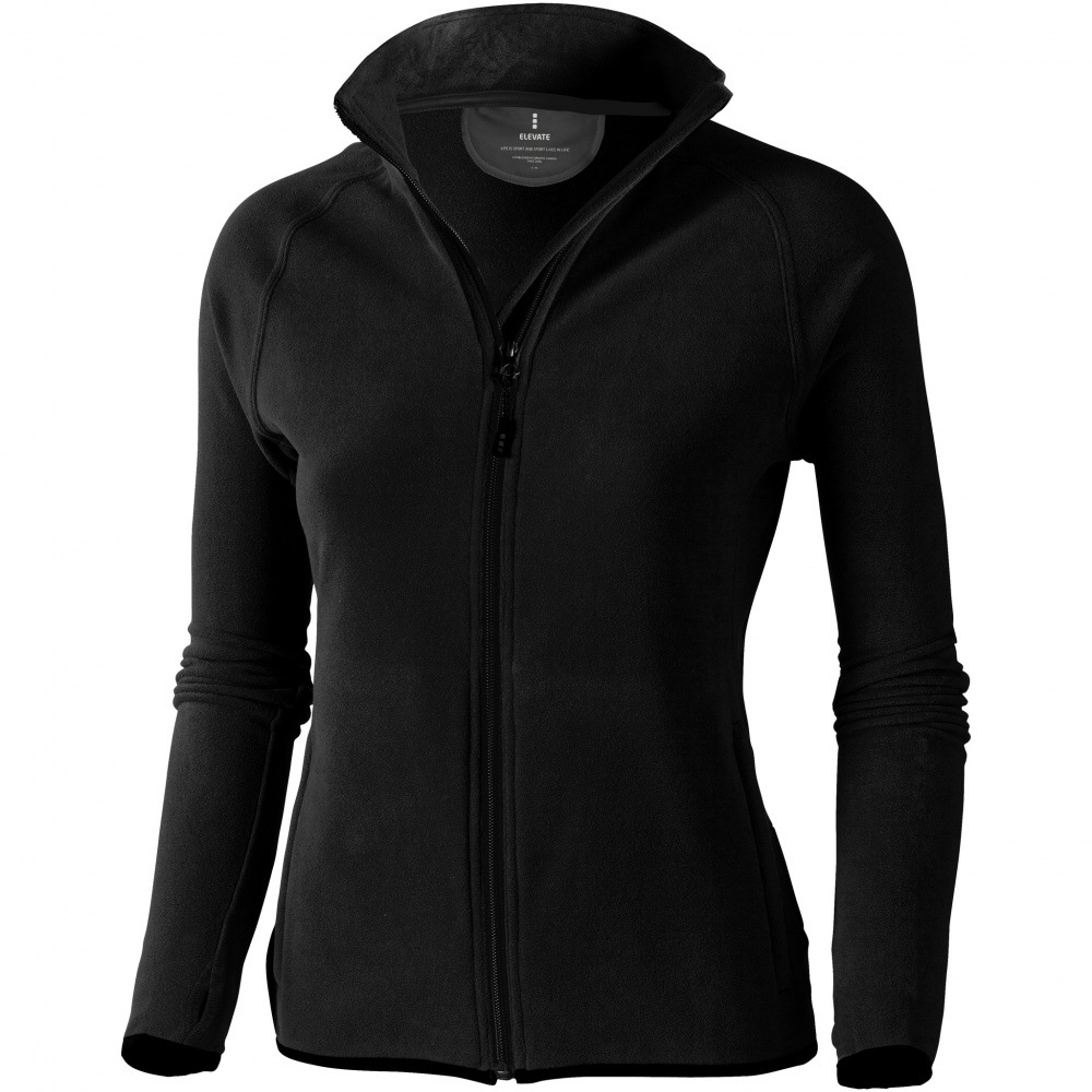 Logo trade corporate gifts image of: Brossard micro fleece full zip ladies jacket