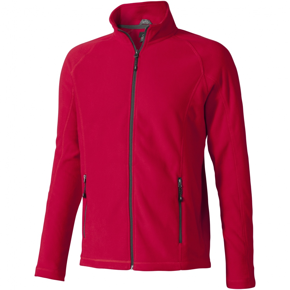 Logotrade corporate gift picture of: Fleece jacket Rixford Polyfleece Full Zip, red