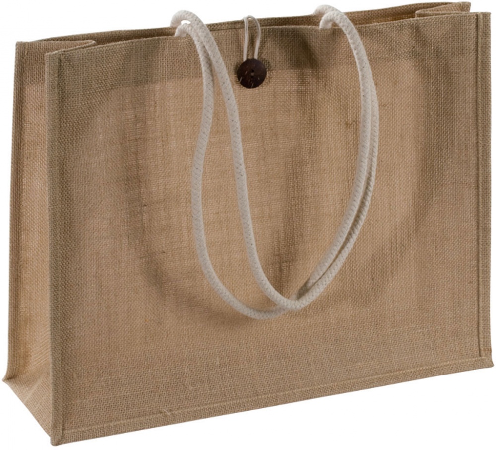 Logo trade promotional gifts image of: Shopping bag, brown