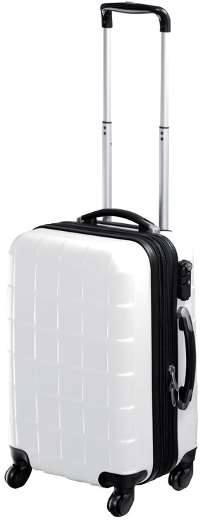 Logotrade advertising product image of: CrisMa Suitcase, white