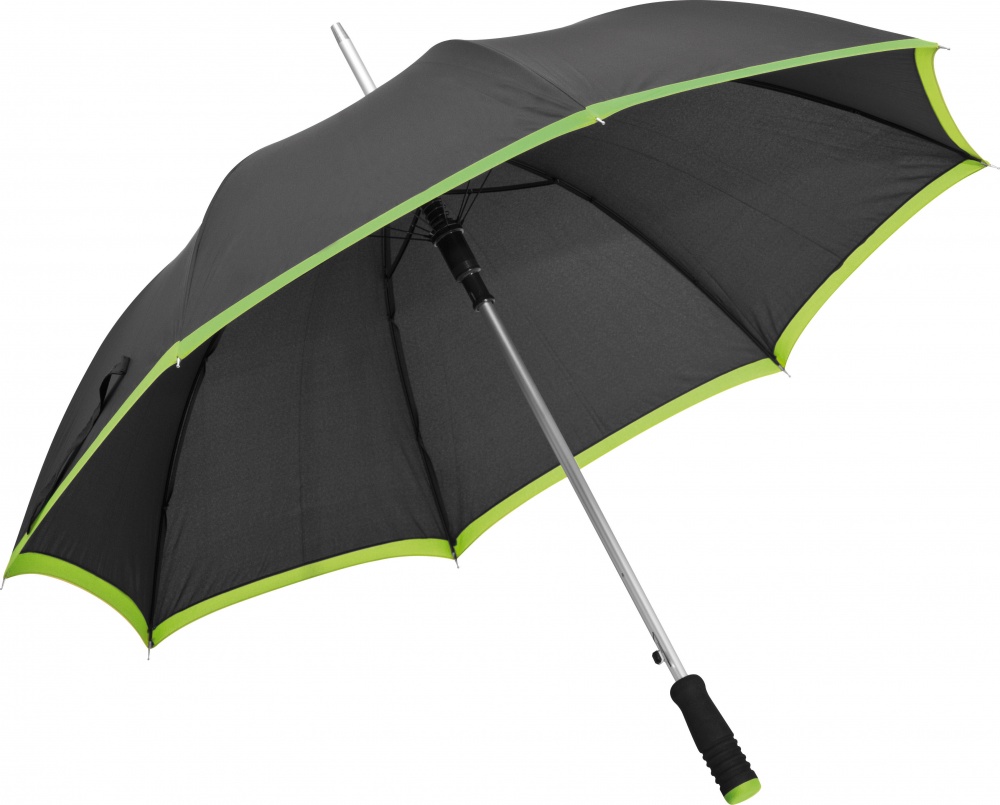 Logotrade promotional items photo of: Automatic umbrella with light green accent