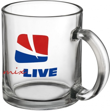 Logotrade promotional product image of: Glass mug, translucent