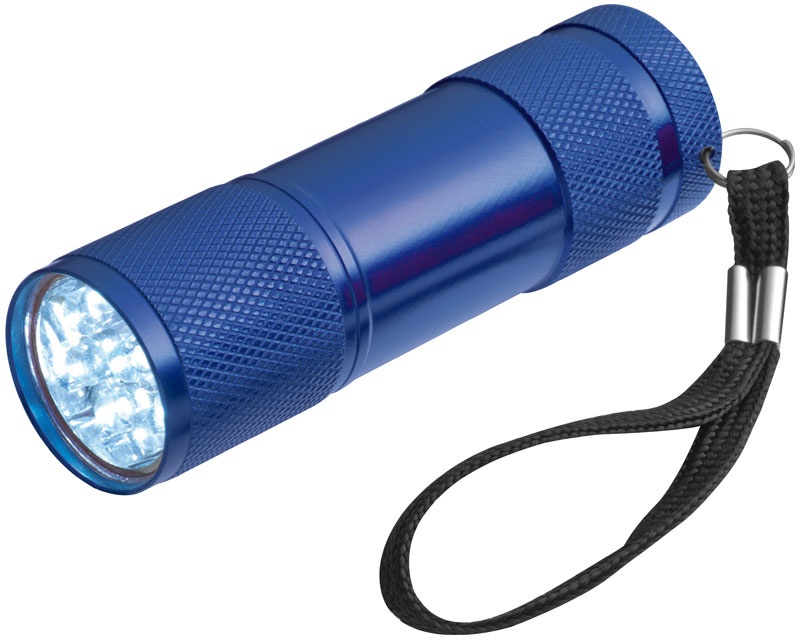 Logotrade advertising products photo of: Flashlight 9 LED, blue