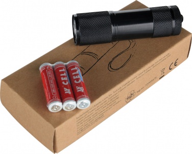 Logotrade corporate gift image of: Flashlight 9 LED, red