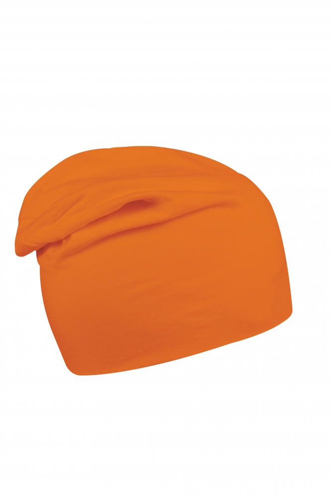 Logo trade promotional giveaways picture of: Beanie Long Jersey, orange