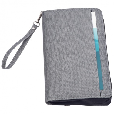 Logo trade corporate gifts image of: Document folder with power bank 4000 mAh