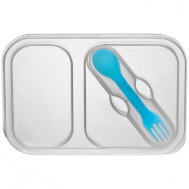 Logo trade promotional gifts image of: Lunch box, light blue