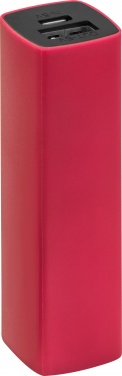 Logotrade promotional products photo of: Powerbank 2200 mAh with USB port in a box, Red