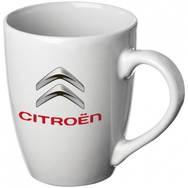 Logo trade advertising products picture of: Elegant ceramic mug, white