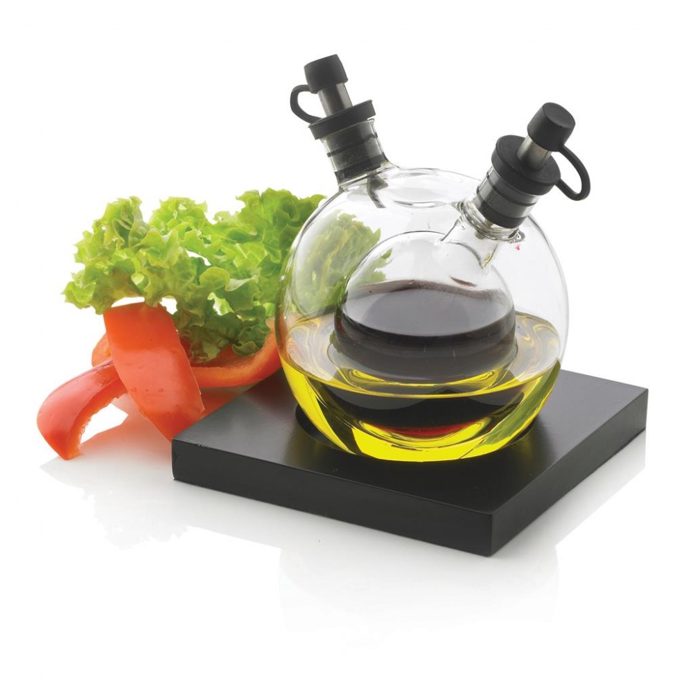 Logo trade promotional products picture of: Orbit oil & vinegar set, black