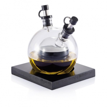 Logo trade promotional item photo of: Orbit oil & vinegar set, black