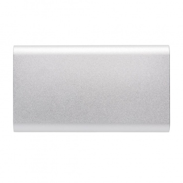 Logo trade advertising product photo of: 4.000 mAh type C powerbank, silver