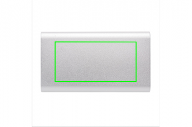 Logotrade promotional giveaway image of: 4.000 mAh type C powerbank, silver