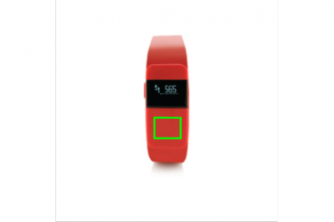 Logo trade promotional giveaways picture of: Activity tracker Keep fit, red