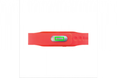 Logotrade promotional product picture of: Activity tracker Keep fit, red