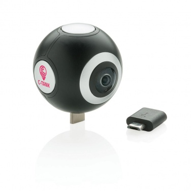 Logotrade promotional item image of: Dual lens 360° photo and video camera