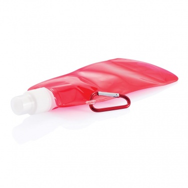 Logotrade advertising products photo of: Foldable water bottle, red