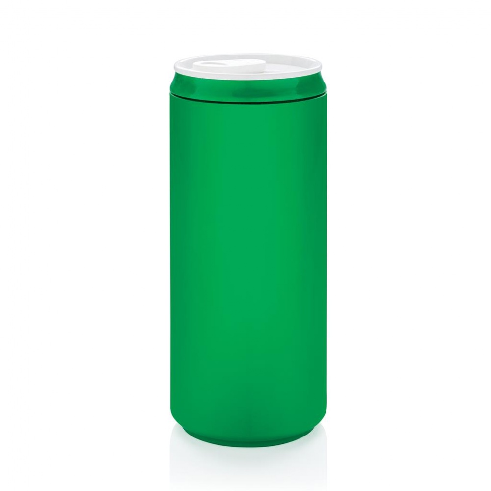 Logo trade promotional giveaway photo of: Eco can, green