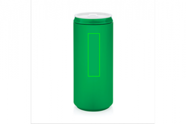 Logo trade promotional giveaway photo of: Eco can, green