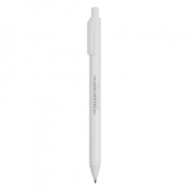 Logo trade corporate gifts picture of: X1 pen, white