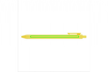 Logo trade promotional giveaways image of: X1 pen, yellow