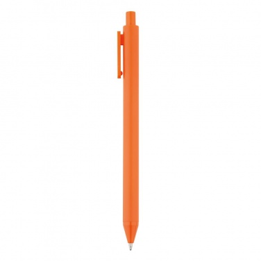 Logo trade corporate gifts image of: X1 pen, orange