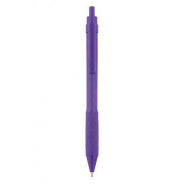 Logo trade corporate gifts image of: X2 pen, purple