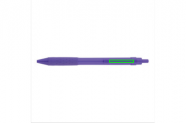 Logo trade promotional merchandise image of: X2 pen, purple