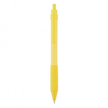 Logo trade promotional gifts image of: X2 pen, yellow