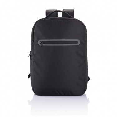 Logo trade promotional merchandise picture of: London laptop backpack PVC free, black