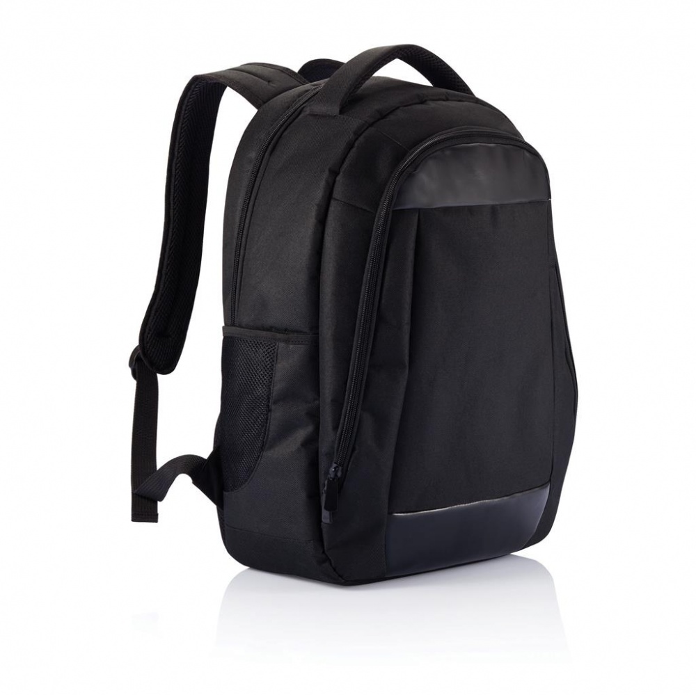 Logo trade advertising products image of: Boardroom laptop backpack PVC free, black