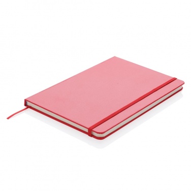 Logotrade promotional item image of: A5 Notebook & LED bookmark, red