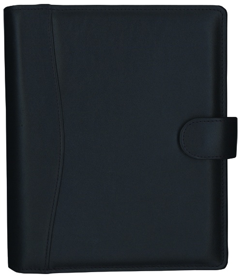 Logo trade corporate gift photo of: Calendar Time-Master Maxi leather black