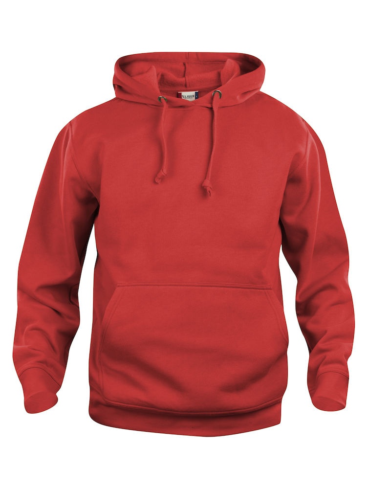 Logo trade promotional items image of: Trendy basic hoody, red