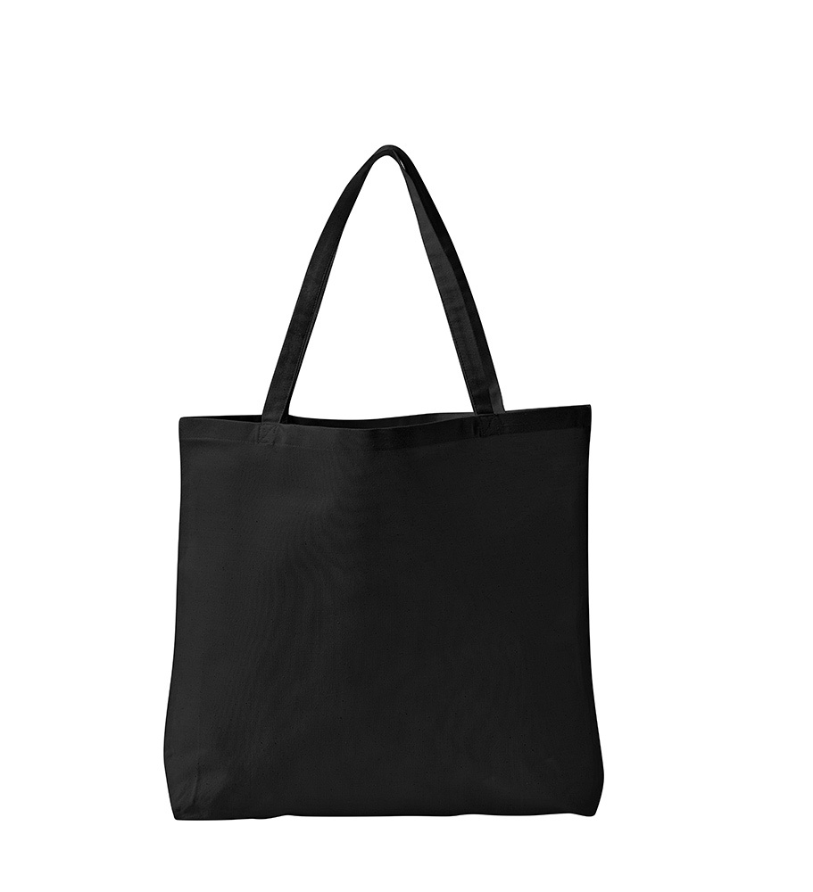 Logotrade promotional gift picture of: Canvas bag GOTS, black