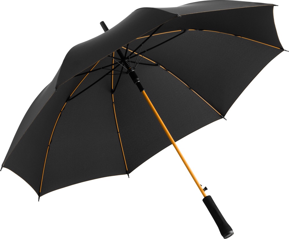 Logotrade business gift image of: AC regular umbrella Colorline black/orange