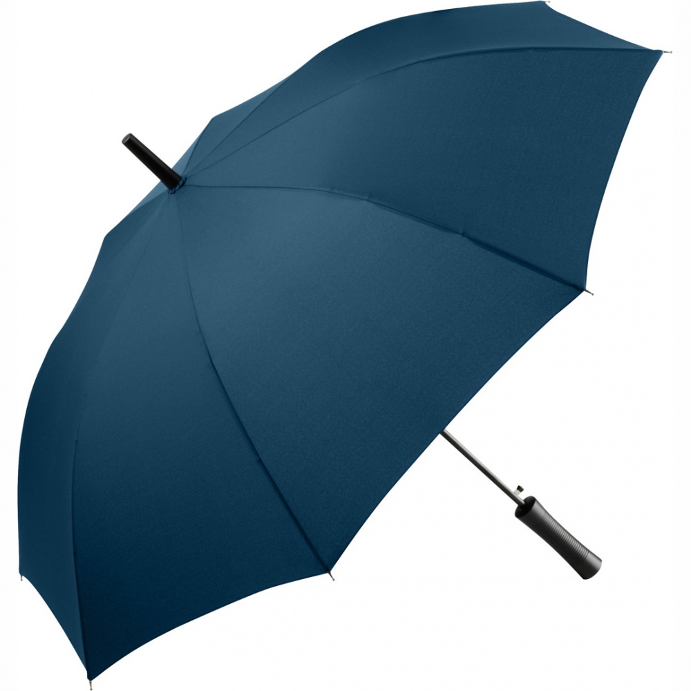 Logo trade advertising product photo of: AC regular umbrella, dark blue