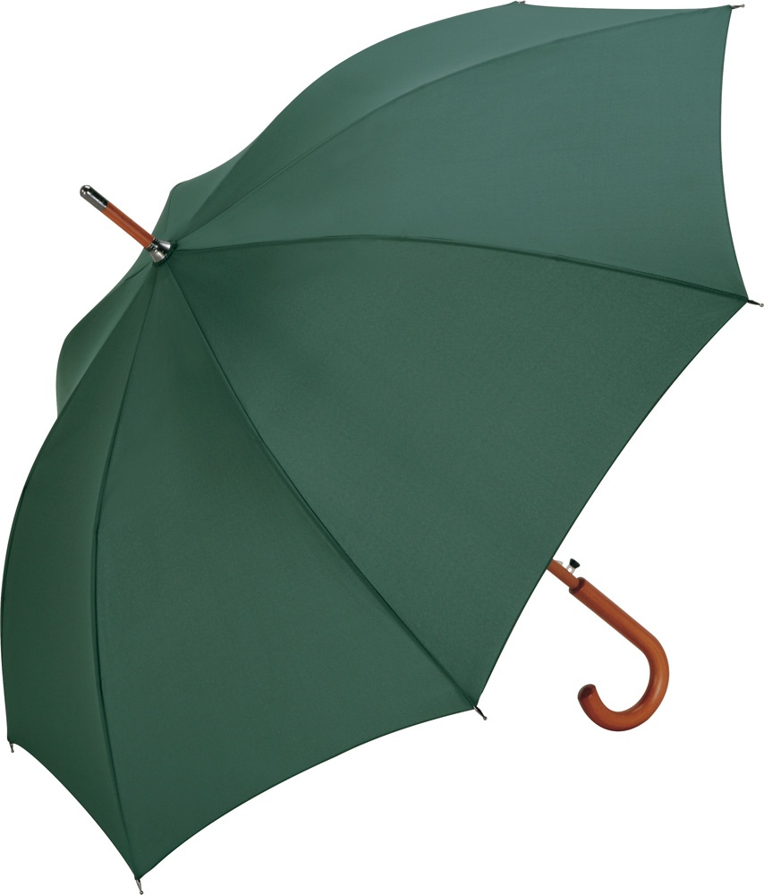 Logotrade promotional merchandise image of: AC woodshaft regular umbrella, dark green