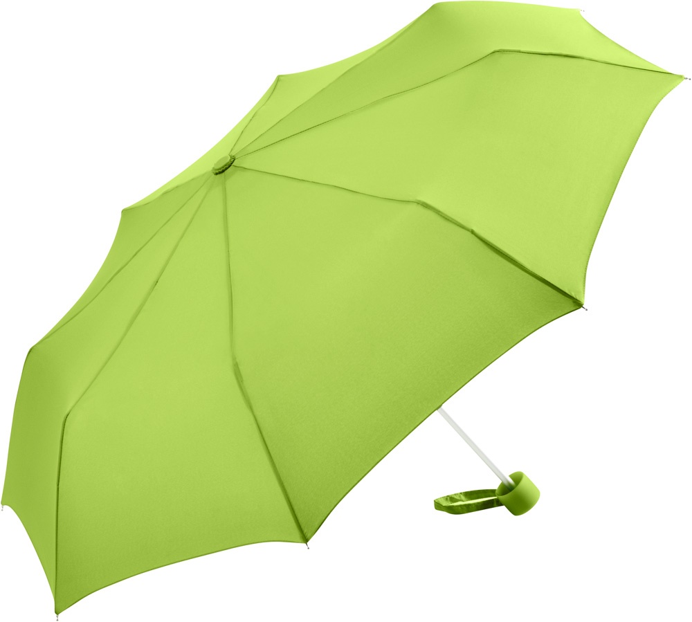 Logo trade promotional item photo of: Alu mini windproof umbrella, 5008, green