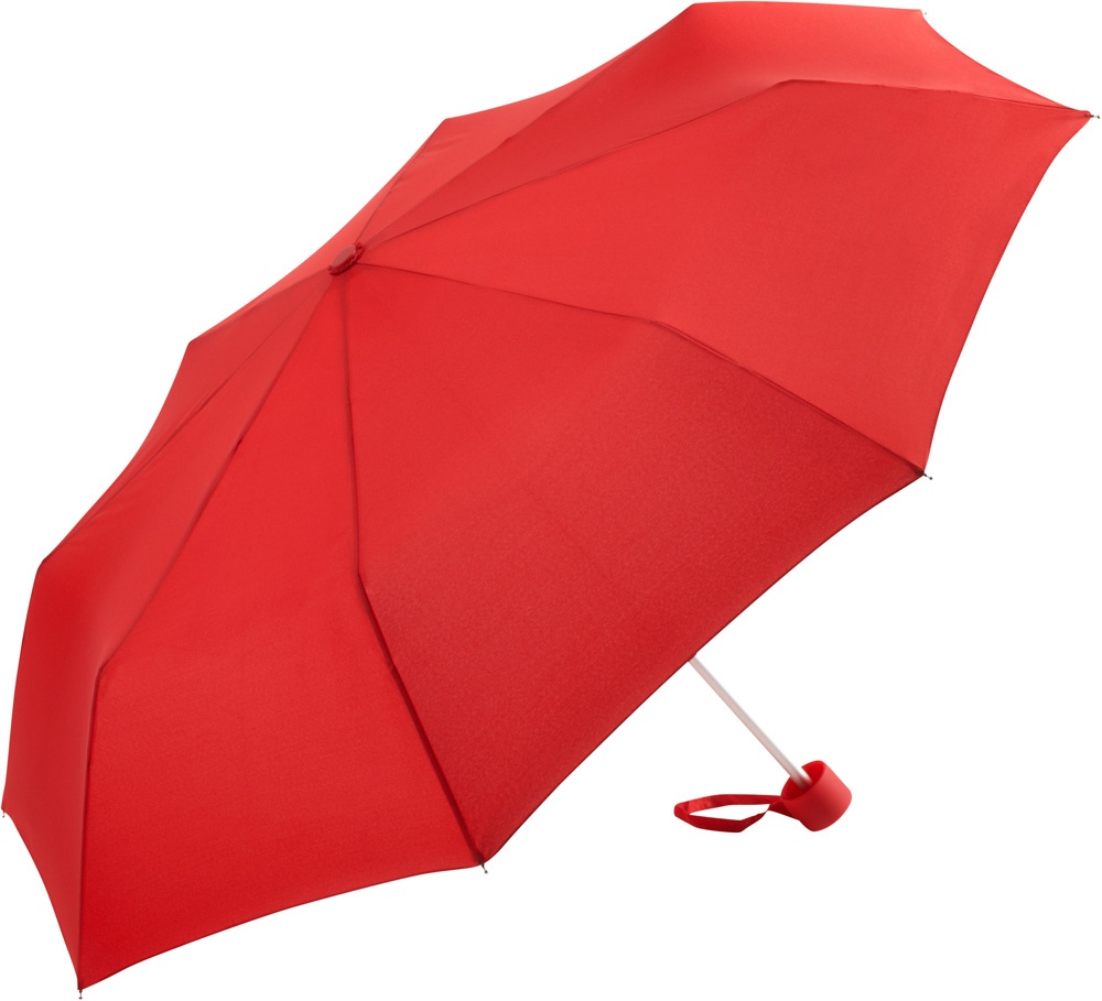 Logo trade promotional merchandise picture of: Alu mini windproof umbrella, 5008, red