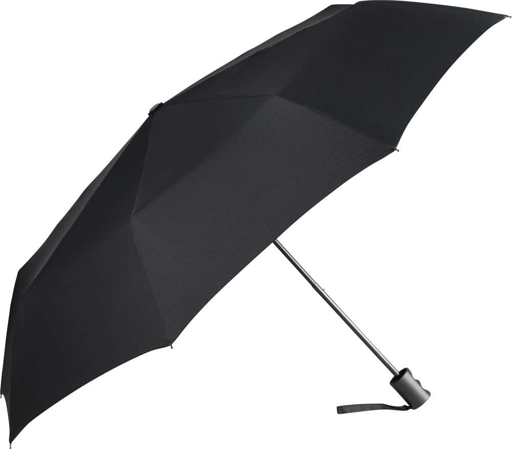 Logo trade corporate gifts image of: Mini umbrella ÖkoBrella 5095, Black