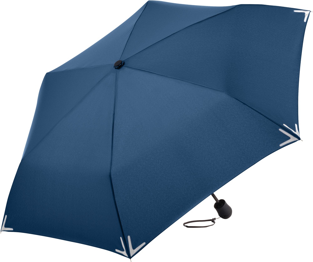 Logotrade business gift image of: Mini umbrella Safebrella® LED light 5171, Blue