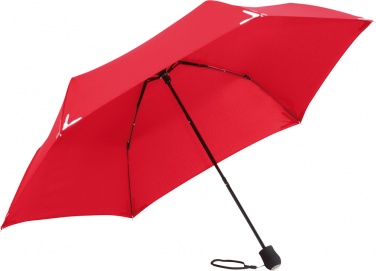 Logotrade promotional items photo of: Mini umbrella Safebrella® LED light 5171, Red