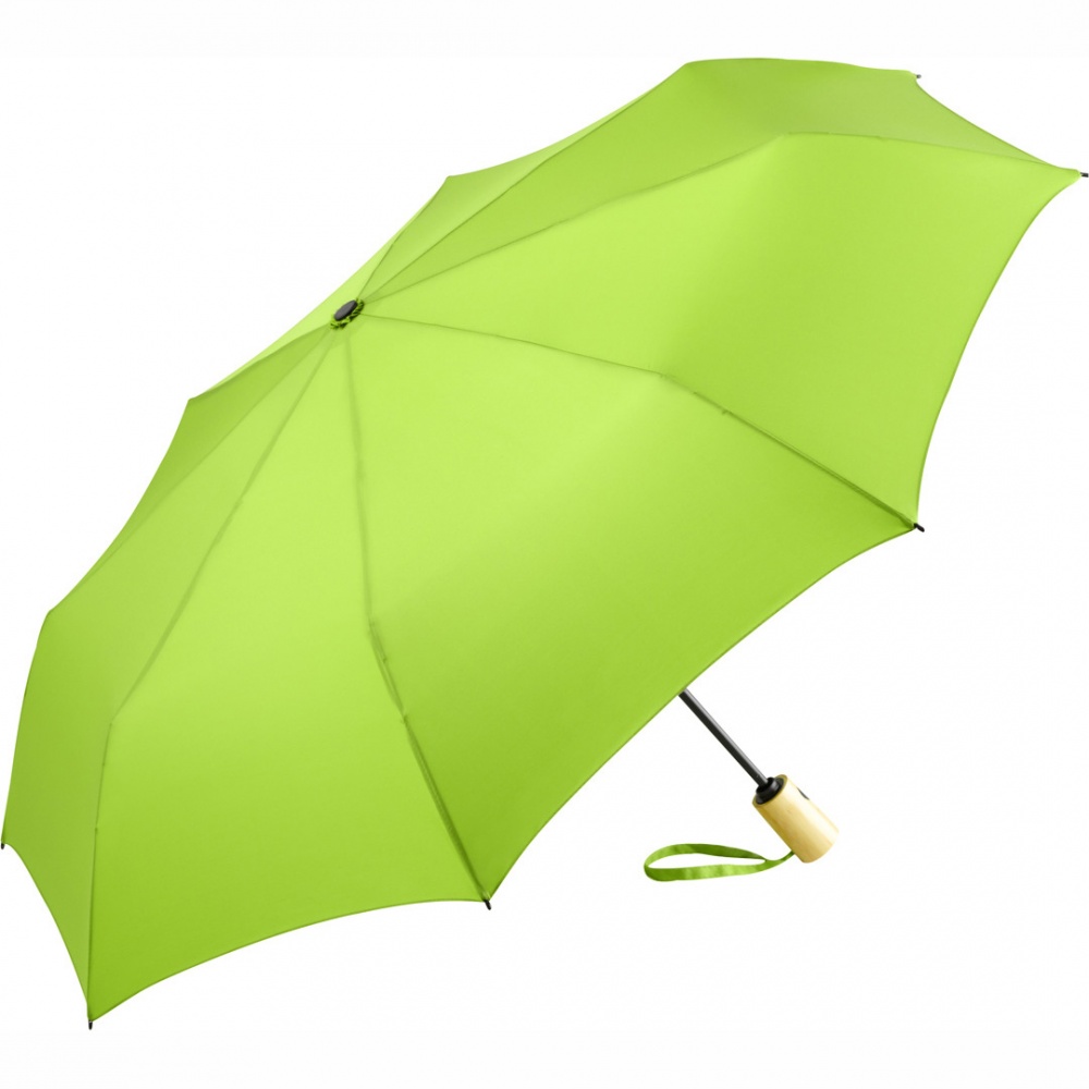 Logotrade promotional merchandise picture of: AOC mini umbrella ÖkoBrella 5429, Green