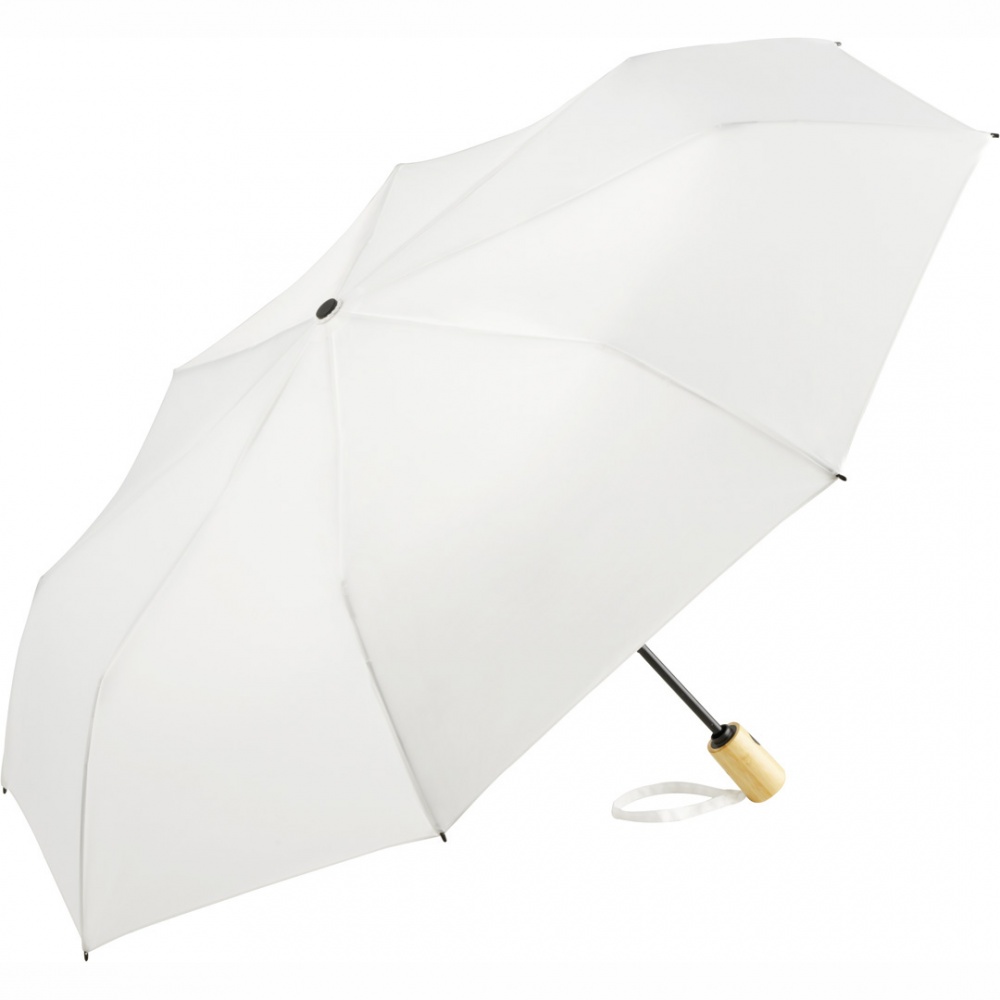 Logotrade promotional giveaway image of: AOC mini umbrella ÖkoBrella 5429, White