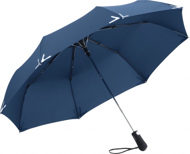 Logotrade promotional merchandise picture of: AC mini umbrella Safebrella® LED 5571, Blue