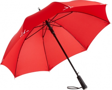 Logotrade promotional products photo of: AC regular umbrella Safebrella® LED, Red