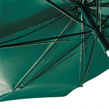 Logo trade promotional giveaways picture of: AC alu regular umbrella Windmatic Color, green