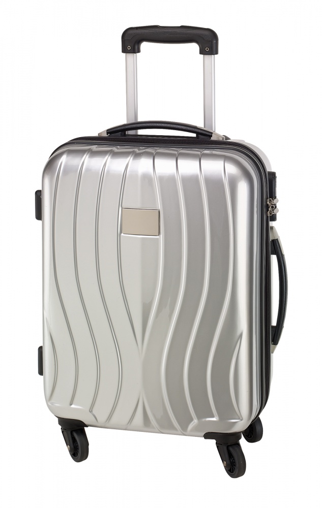 Logo trade business gift photo of: Trolley boardcase, St.Tropez, silver